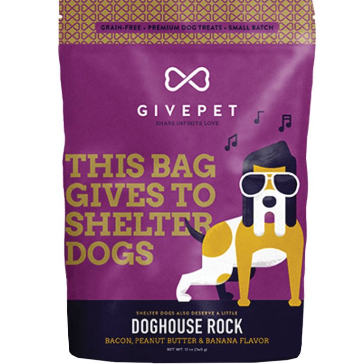 Givepet Dog Doghouse Rock, 11oz