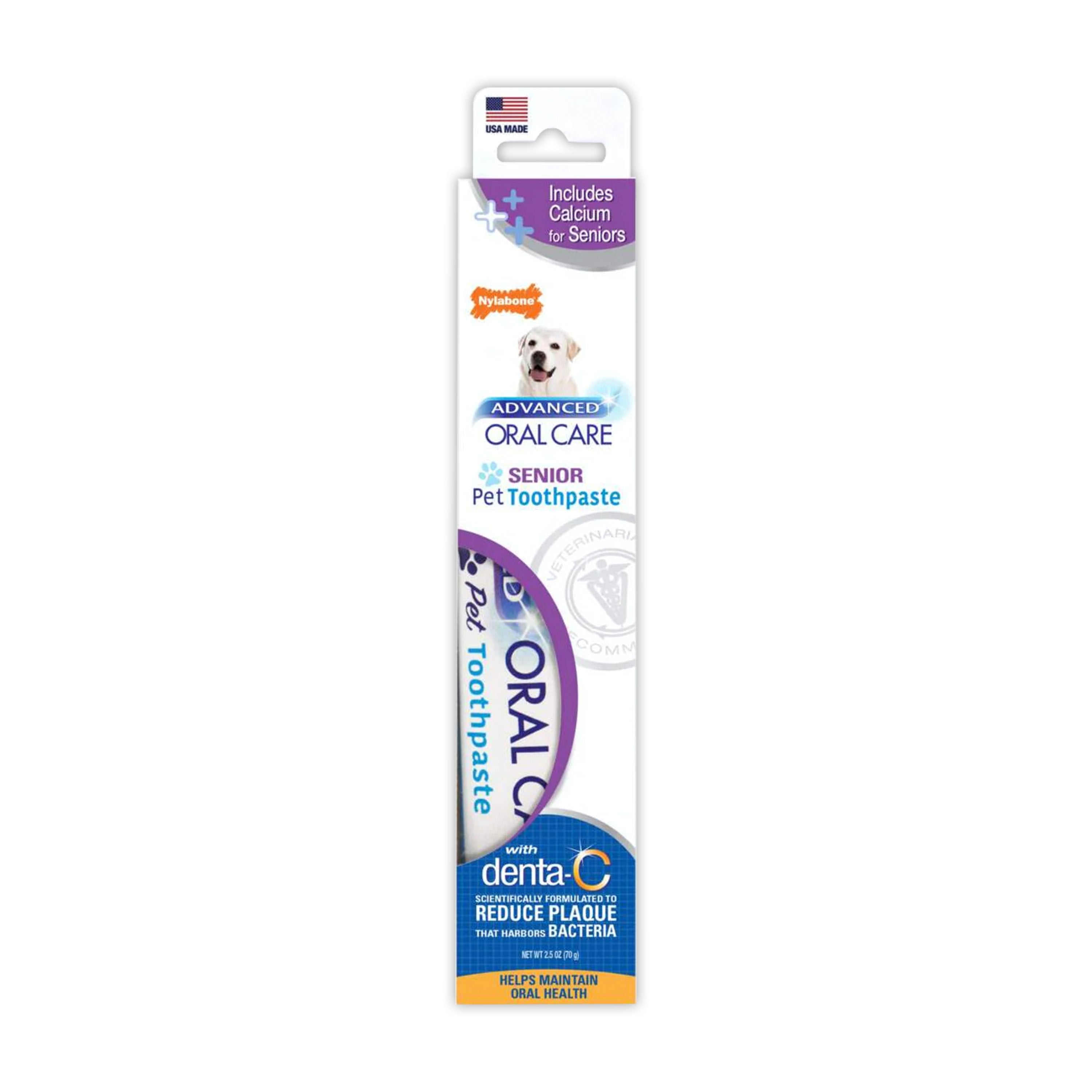 Nylabone Advanced Oral Care Senior Dog Toothpaste 2.5 oz