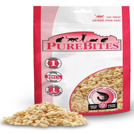 PureBites Shrimp Freeze-Dried Treats for Cats 0.53oz / 15g - Value Size, PureBites