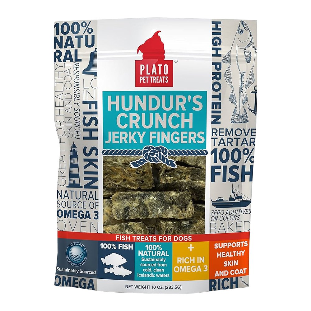 Plato Dog Hundur's Crunch Fingers 10-oz