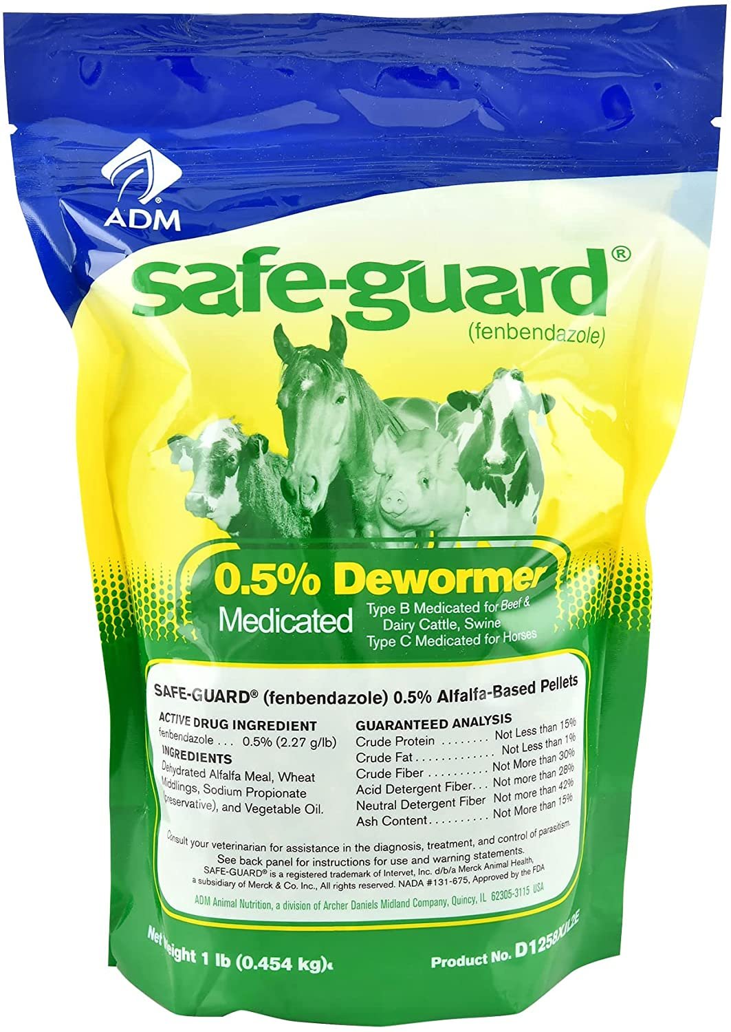 ADM Safe-Guard 1 Lb. Multi-Species De-wormer – Kwik Pets